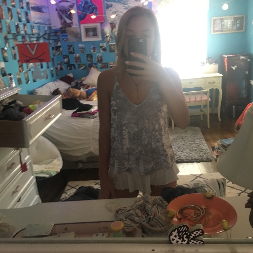 light purple velvet tee